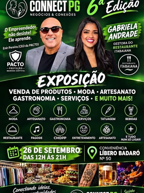6ª edição: 26 de setembro, das 12h às 21h, na Conveniência Líbero.
